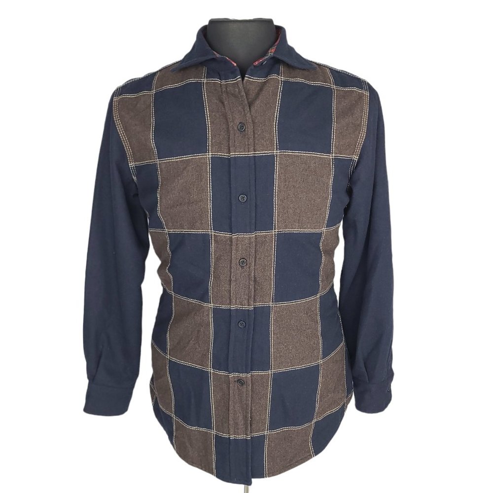 Faconnable Albert Goldberg Wool Blend Button-up Shirt Jacket
